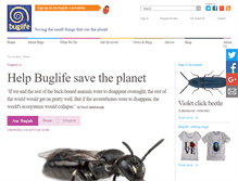 Tablet Screenshot of buglife.org.uk